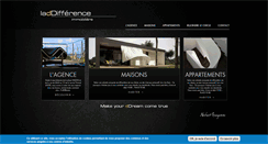 Desktop Screenshot of laddifference-immobiliere.com